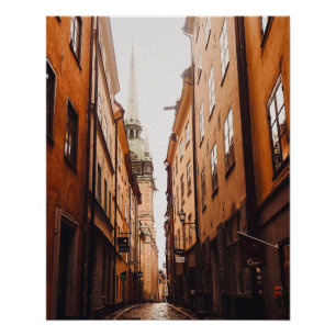 Pôster Gamla Stan, Estocolmo, Suécia