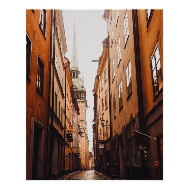 Pôster Gamla Stan, Estocolmo, Suécia  (Frente)