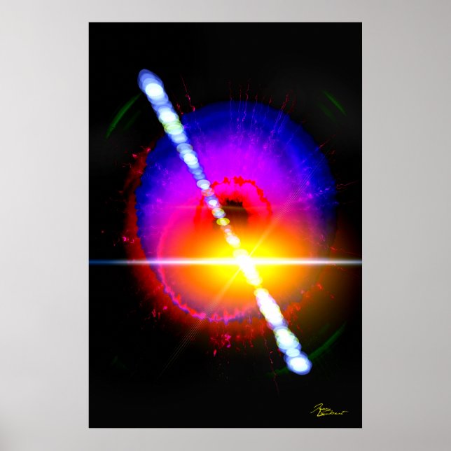 Pôster Gamma Ray Burst (Frente)