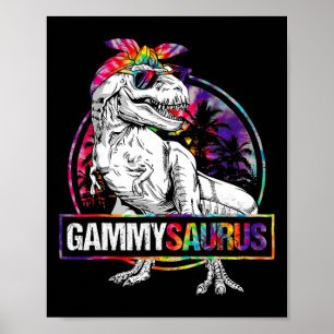 Poster Gammysaurus Dinossauro Gammy Saurus Família Corres