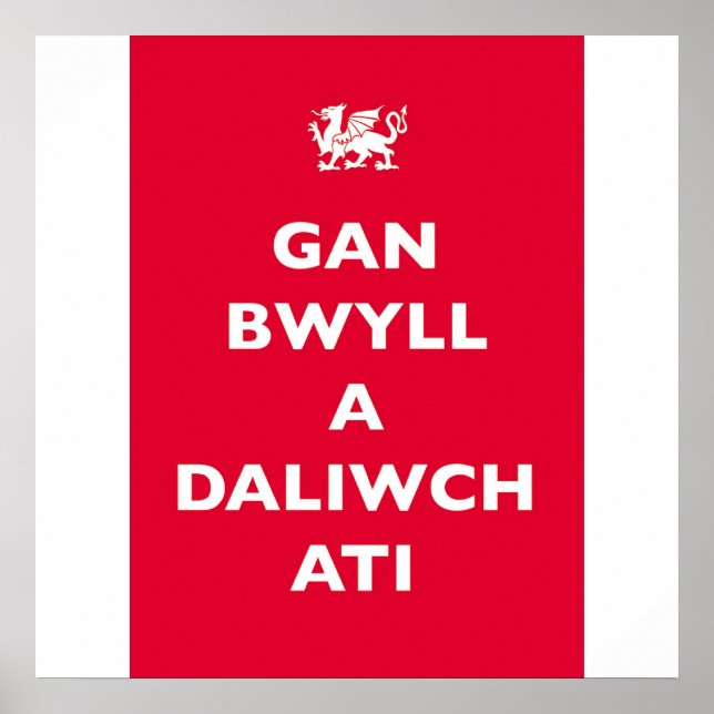 POSTER GAN BWYLL A DALIWCH ATI (Frente)