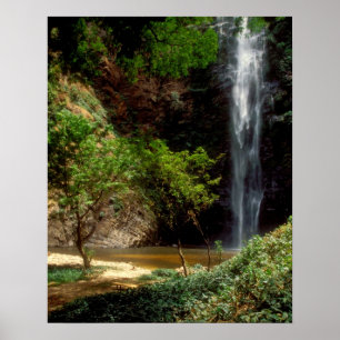 Pôster Gana: Cachoeira Wli, também conhecida como Cachoei