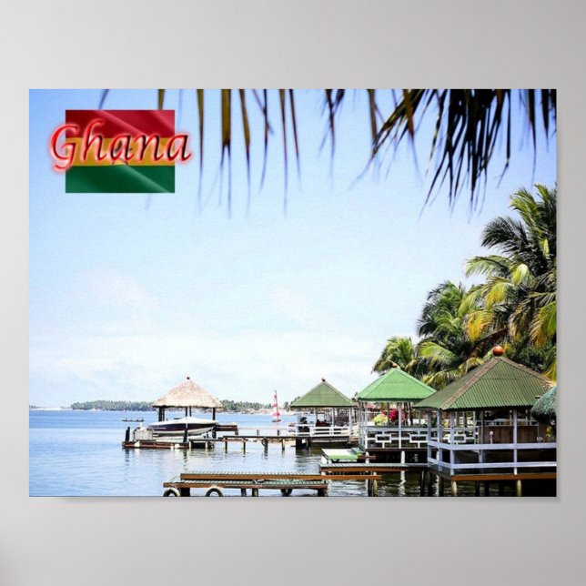 Poster Gana - Costa do Gana - (Frente)