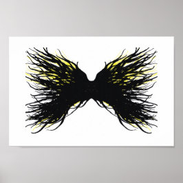 Poster Ganância Abstrato 7 Pecados Capitais Arte Tinta Ál