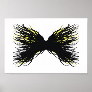 Poster Ganância Abstrato 7 Pecados Capitais Arte Tinta Ál