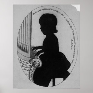 Poster Gancho de William que joga o órgão