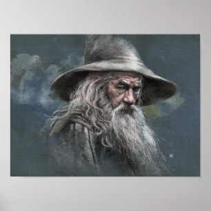 Poster Gandalf Illustration