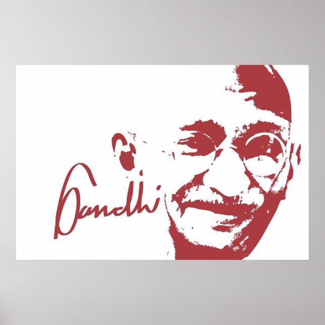 Poster Gandhi (Frente)