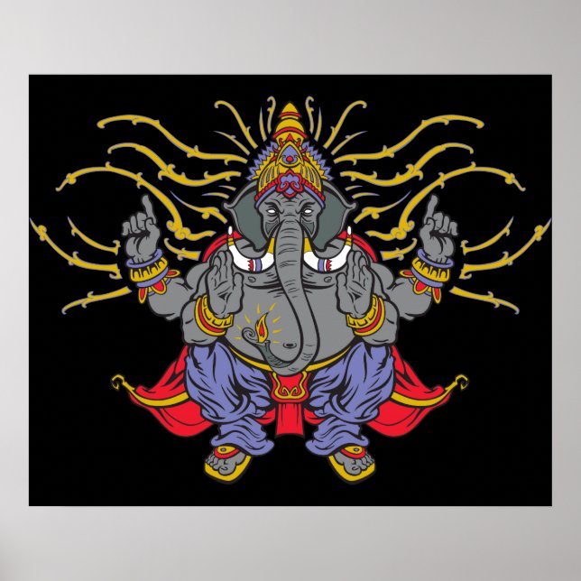 Pôster Ganesha (Frente)