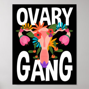 Poster Gang Uterus Feminismo Ovário