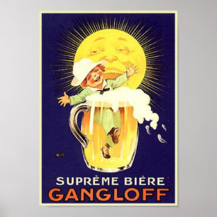 Pôster Gangloff da Suprema Biere