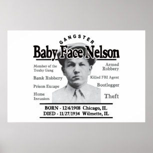 Poster Gangster Baby Face Nelson