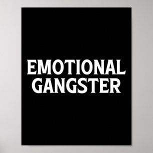 Poster Gangster Emocional - Meditação Yoga Divertida Ment