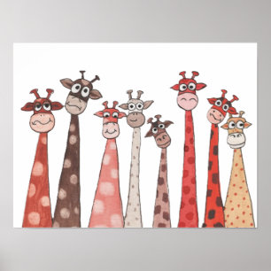 Poster Gangue das Girafas