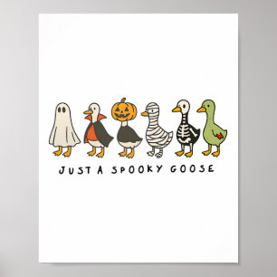 Poster Ganso de Halloween Apenas Ganso de Dia de as Bruxa