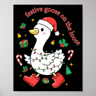 Poster Ganso Festivo de Natal à Solta Ganso Bobo X