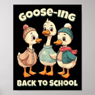 Poster Ganso-ing De Volta à Escola Nós Voltamos Professor