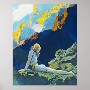 Pôster Gansos selvagens, por Maxfield Parrish