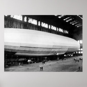 Poster Garagem do dirigível, 1920