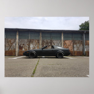 Poster Garagem Toyota Supra Mk3 Turbo de Elkroad
