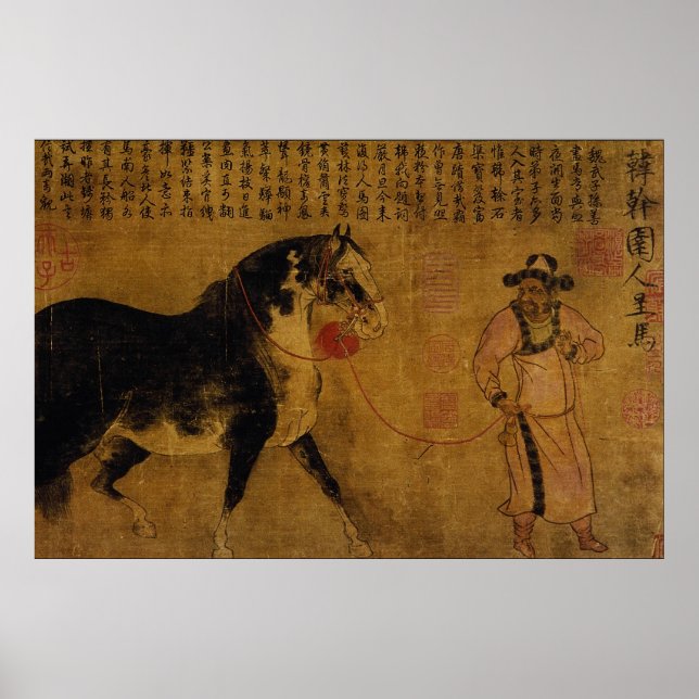 Poster Garanhão com Cavalariço (Frente)