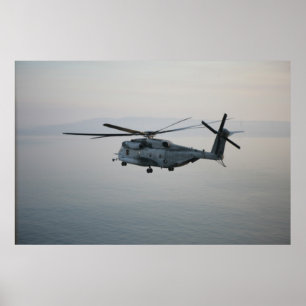 Poster Garanhão do mar de CH-53D
