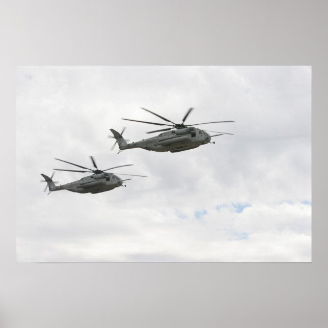 Poster Garanhões super de CH-53E (Frente)