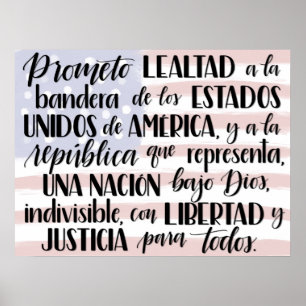 Poster Garantia da fidelidade no espanhol