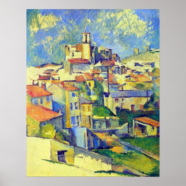 Pôster Gardanne por Paul Cezanne (Frente)