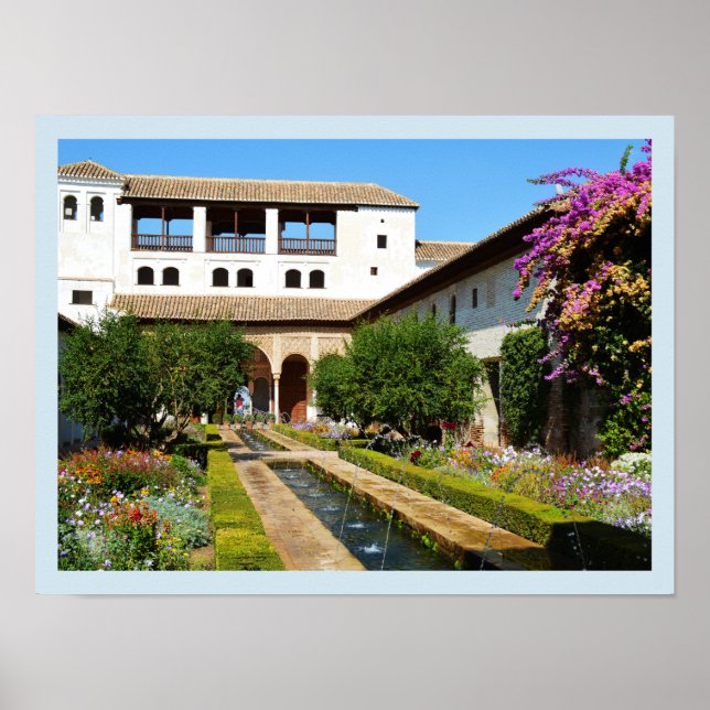 Pôster Garden at Alhambra (Frente)