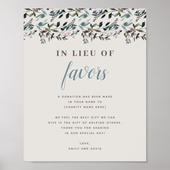 Poster Garden Crest | casca | Caridade da dádiva de casam (Frente)