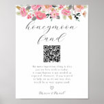 Poster Garden Tea Party Honeymoon Fund<br><div class="desc">Sinal de Fundo de Lua de mel. Itens correspondentes disponíveis no compro Adore Paper Co Zazzle.</div>