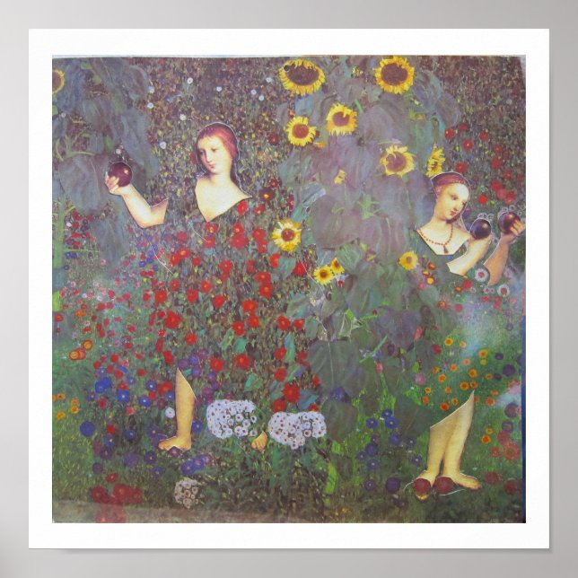 Poster Gardening Graces - collage art (Frente)