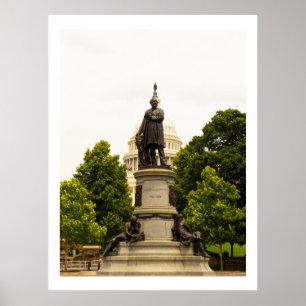 Poster Garfield Monument, Washington DC