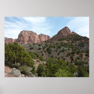 Pôster Gargantas de Kolob no parque nacional de Zion