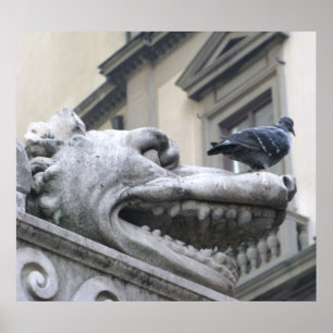 Pôster Gargoyle medieval