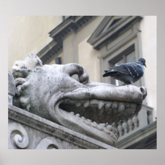 Pôster Gargoyle medieval
