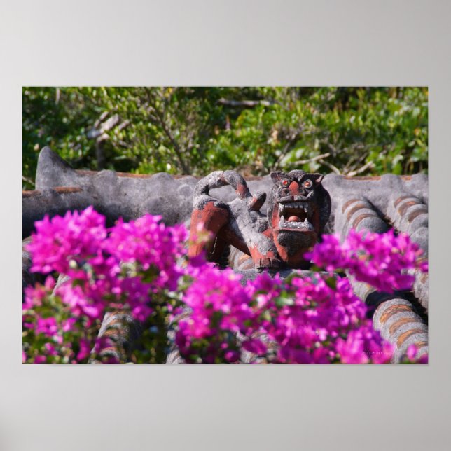 Poster Gárgula japonês (Frente)