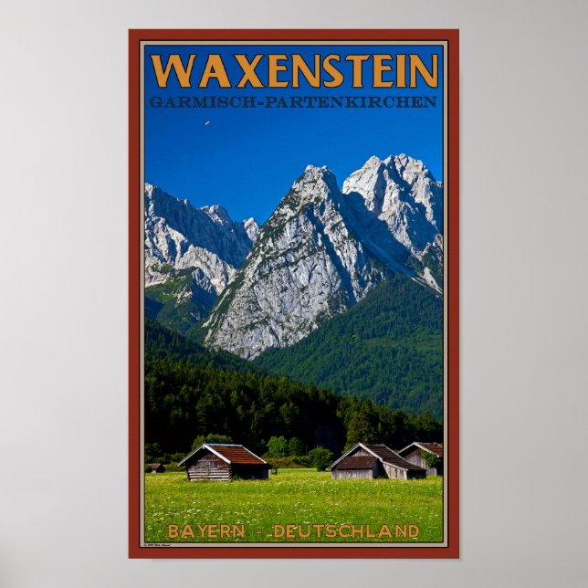 Poster Garmisch - Waxenstein (Frente)