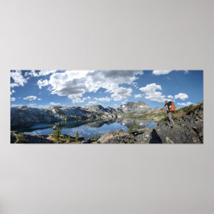 Pôster Garnet Lake e Banner Peak - John Muir Trail