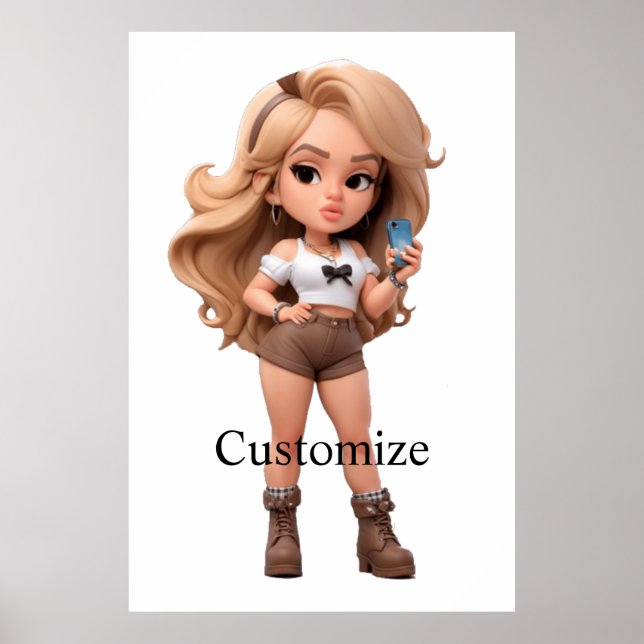 Poster Garota Bonita Chica Thunder_Cove (Frente)