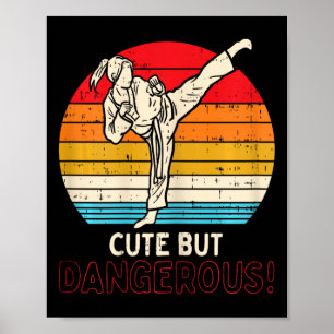 Poster Garota Bonita, Mas Perigosa, Kick Karate Taekw