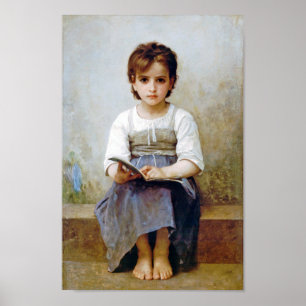 Poster Garota, Bouguereau