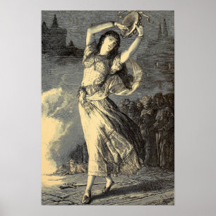 Poster Garota cigana da era vitoriana