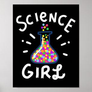 Poster Garota da Ciência Química Biologia Aluno Professor
