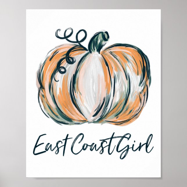 Poster Garota da Costa Leste: Abóbora-Pumpkin Caiu Graças (Frente)