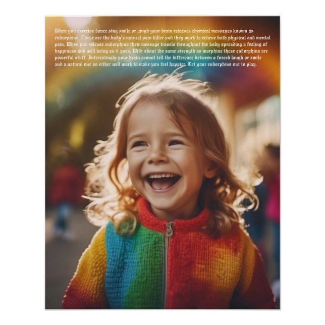 Pôster Garota da Felicidade (Frente)