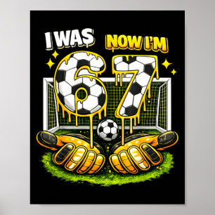 Poster Garota de 7 anos de idade menino eu tenho 6 agora