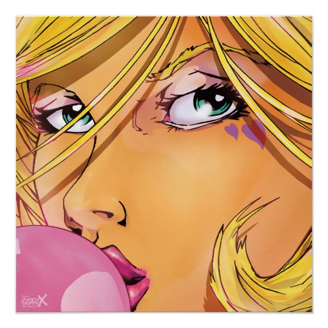 Pôster Garota de Bolhas - Corta (Frente)