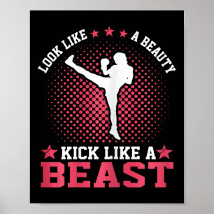 Poster Garota de Kickboxing - Parece uma beleza, chuta co